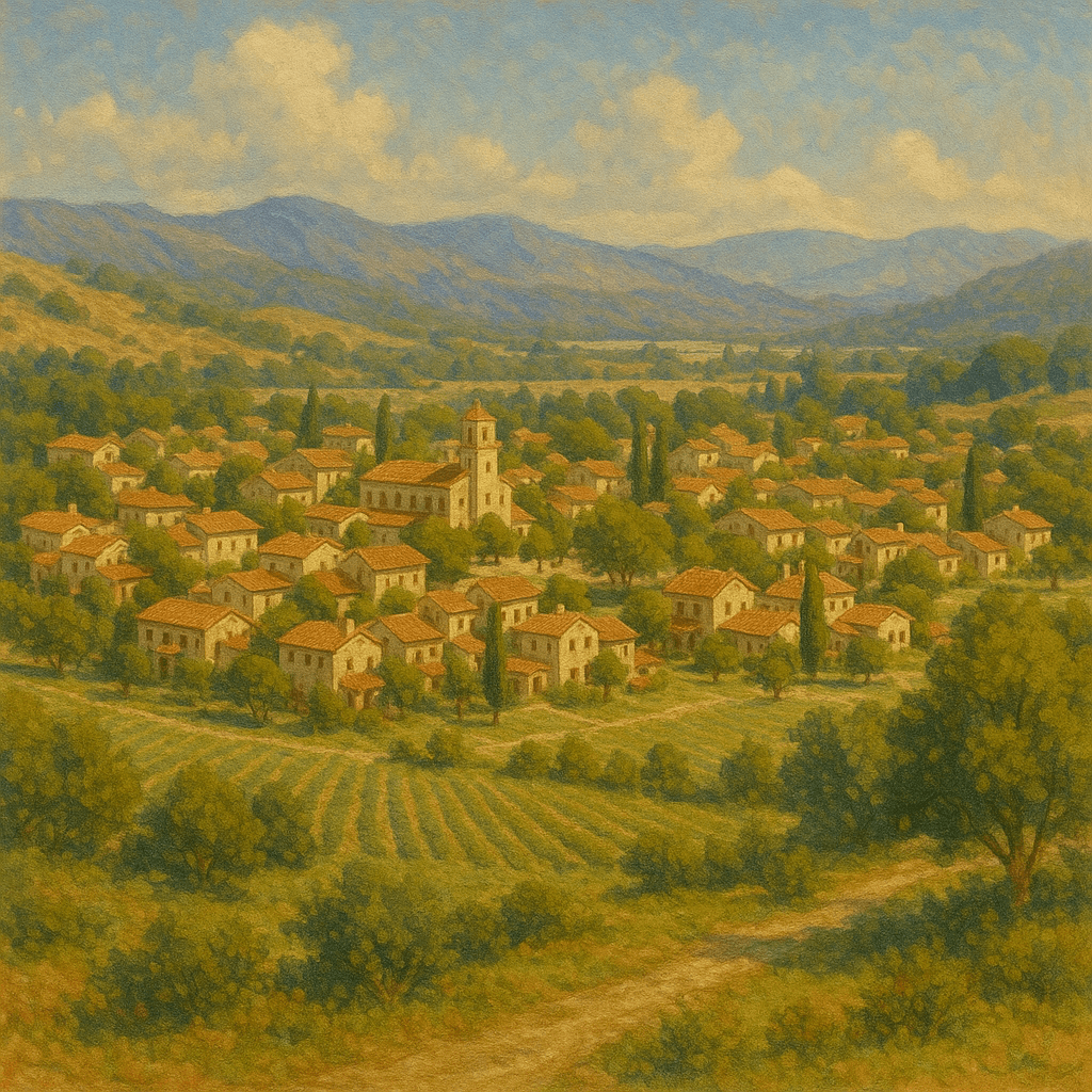 Community village landscape